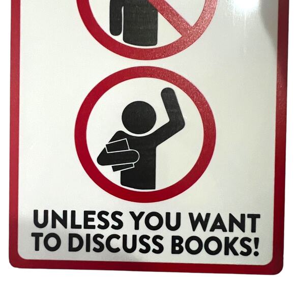 LitJoy To Bee Read No Soliciting Sign - August 2024 Box Item - Picture 5 of 6